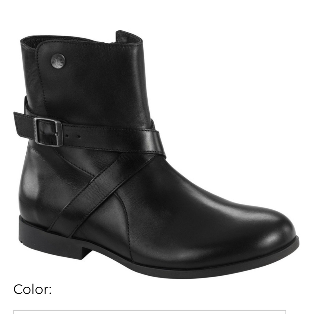 Black Birkenstock Collins Boot Size 38